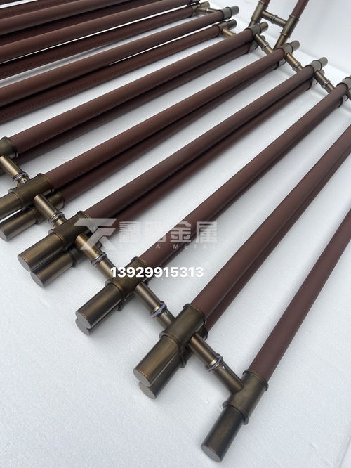 皮革拉手 酒店大门不锈钢包皮拉手 高品质 工厂批量生产订购